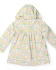 Sunshine & Rainbows Polar Fleece Lined Raincoat Tapioca
