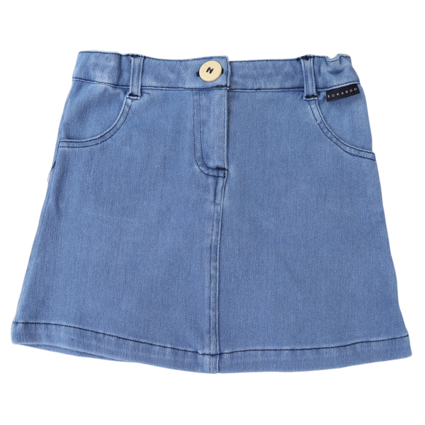 Denim Skirt Light Wash