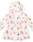 Dancing Unicorn Raincoat Cream