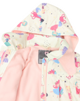 Dancing Unicorn Raincoat Cream