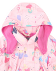 Dancing Unicorn Raincoat Pink