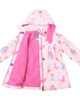 Dancing Unicorn Raincoat Pink