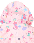 Dancing Unicorn Raincoat Pink