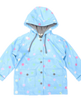 Colour Change Polkadot Raincoat Blue