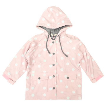 Colour Change Polkadot Raincoat Pink