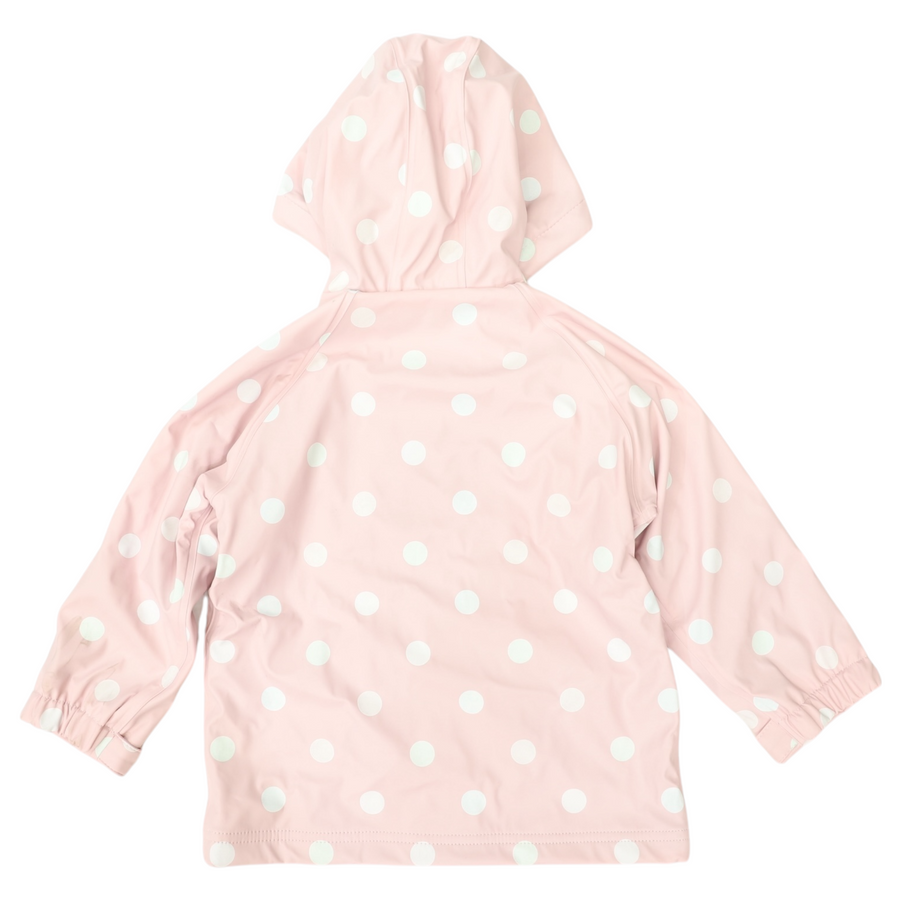 Colour Change Polkadot Raincoat Pink