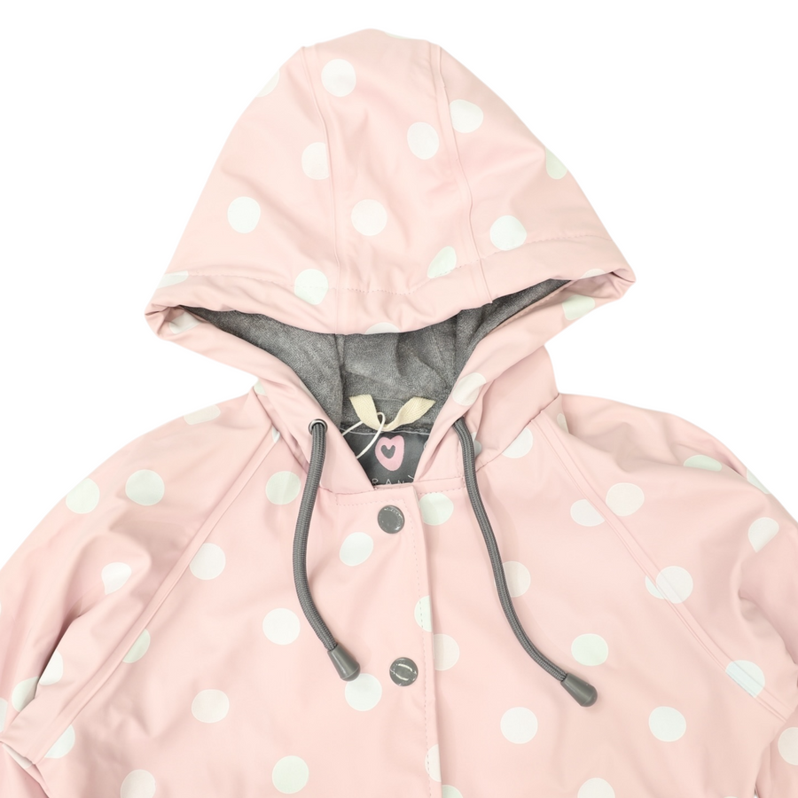 Colour Change Polkadot Raincoat Pink