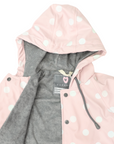 Colour Change Polkadot Raincoat Pink