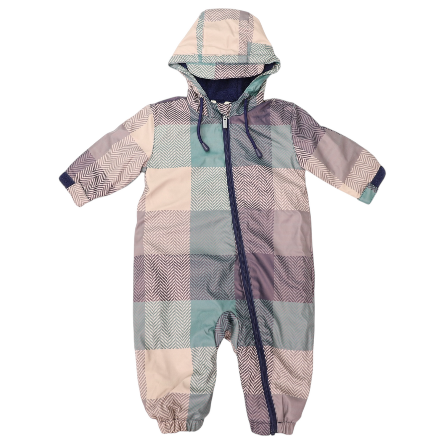 Check Rain Suit Green