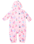 Dancing Unicorns Rain Suit Pink