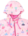 Dancing Unicorns Rain Suit Pink