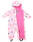 Dancing Unicorns Rain Suit Pink