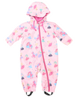 Dancing Unicorns Rain Suit Pink