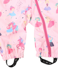 Dancing Unicorns Rain Suit Pink