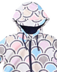 Arch Print Rain Suit Blue