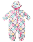 Arch Print Rain Suit Green