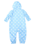 Colour Change Polkadot Rain Suit Blue