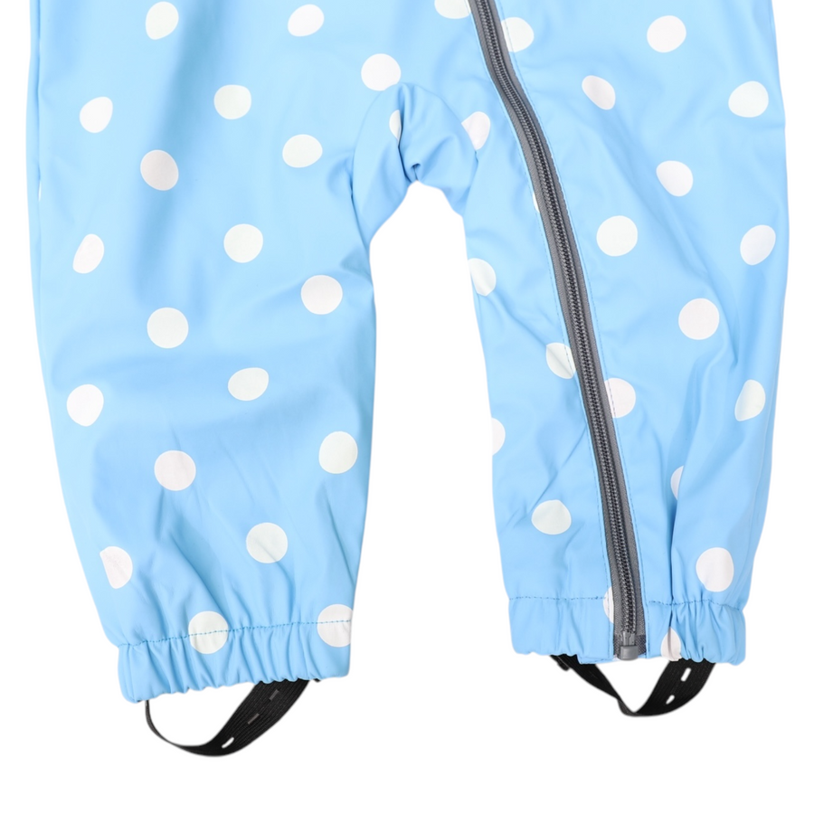 Colour Change Polkadot Rain Suit Blue