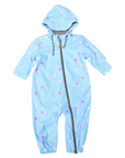 Colour Change Polkadot Rain Suit Blue