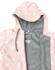 Colour Change Polkadot Rain Suit Pink