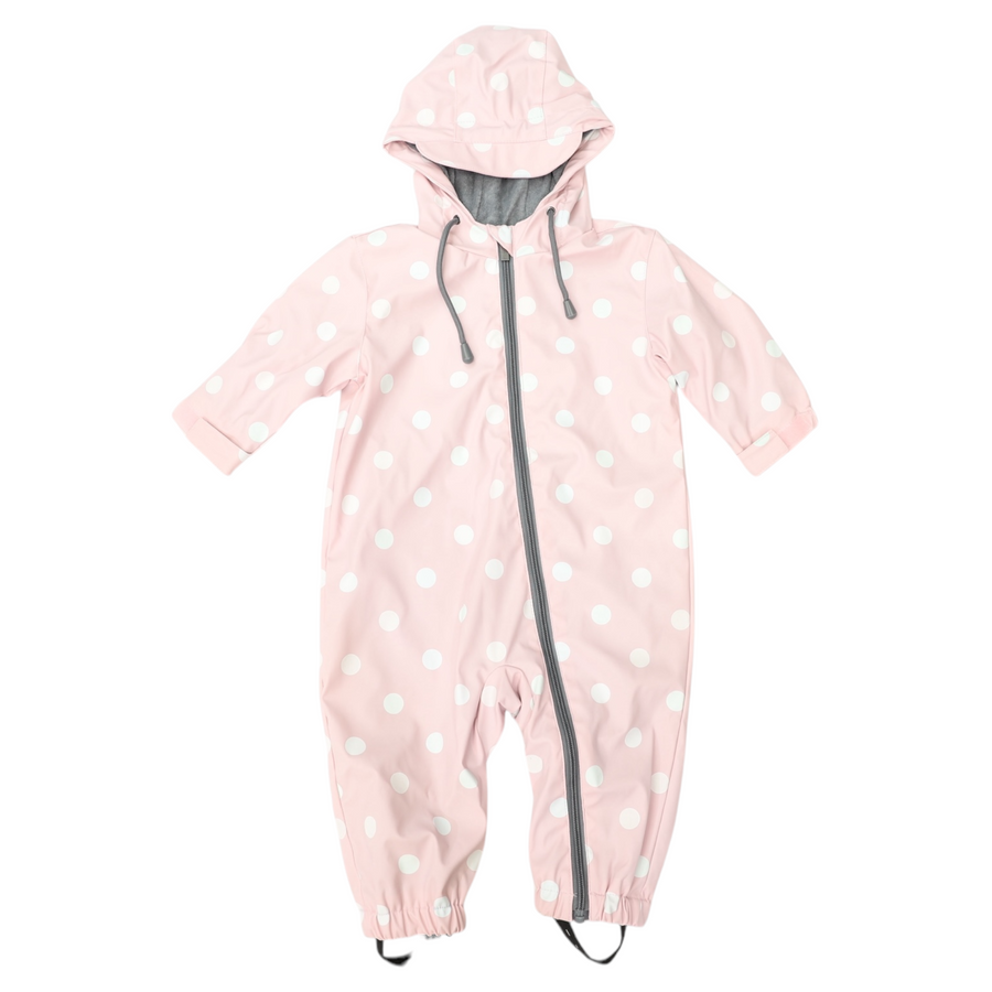 Colour Change Polkadot Rain Suit Pink