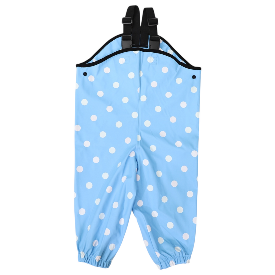 Polka Colour Change Waterproof Overall Blue