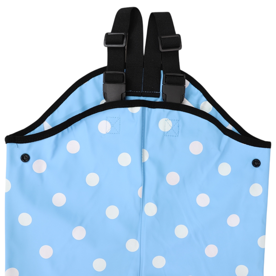 Polka Colour Change Waterproof Overall Blue