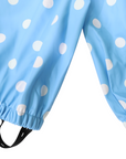 Polka Colour Change Waterproof Overall Blue