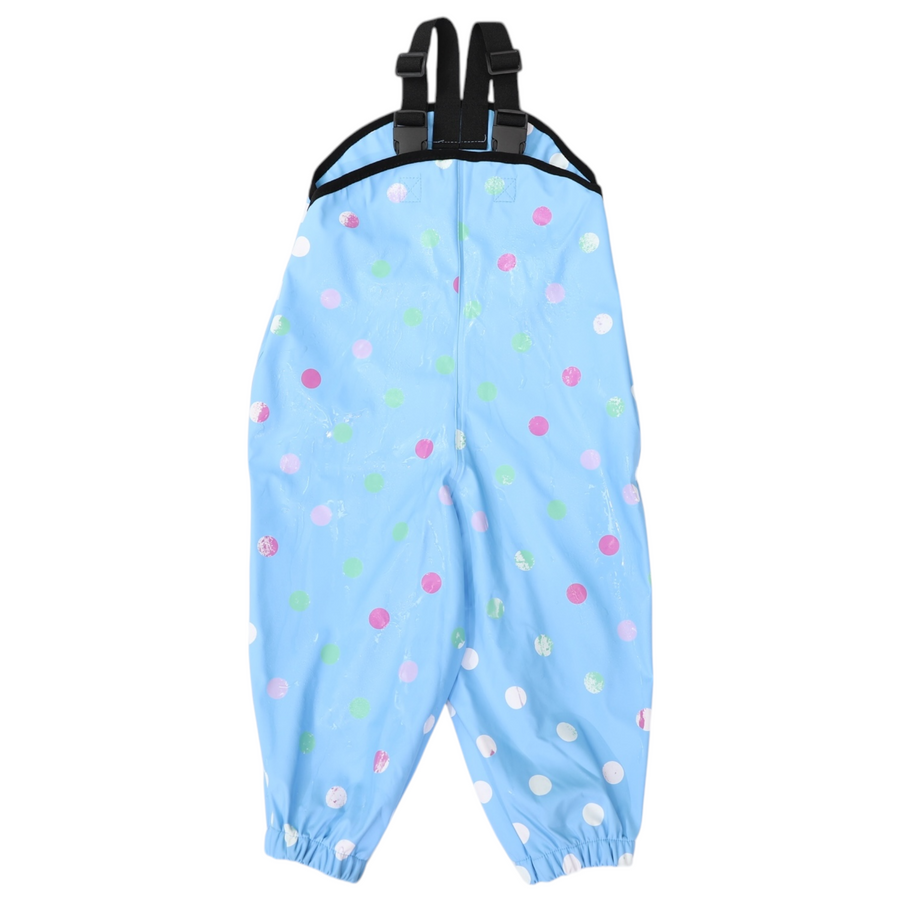 Polka Colour Change Waterproof Overall Blue