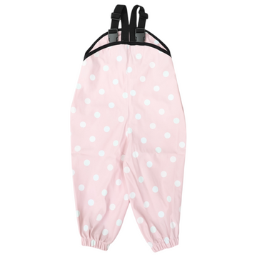 Polka Colour Change Waterproof Overall Pink