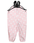 Polka Colour Change Waterproof Overall Pink