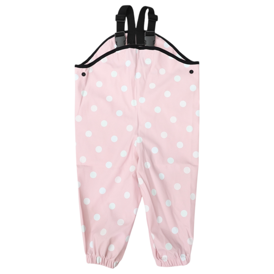 Polka Colour Change Waterproof Overall Pink