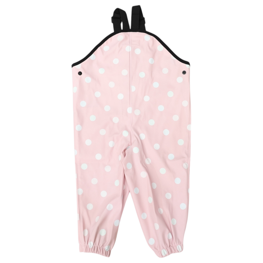 Polka Colour Change Waterproof Overall Pink