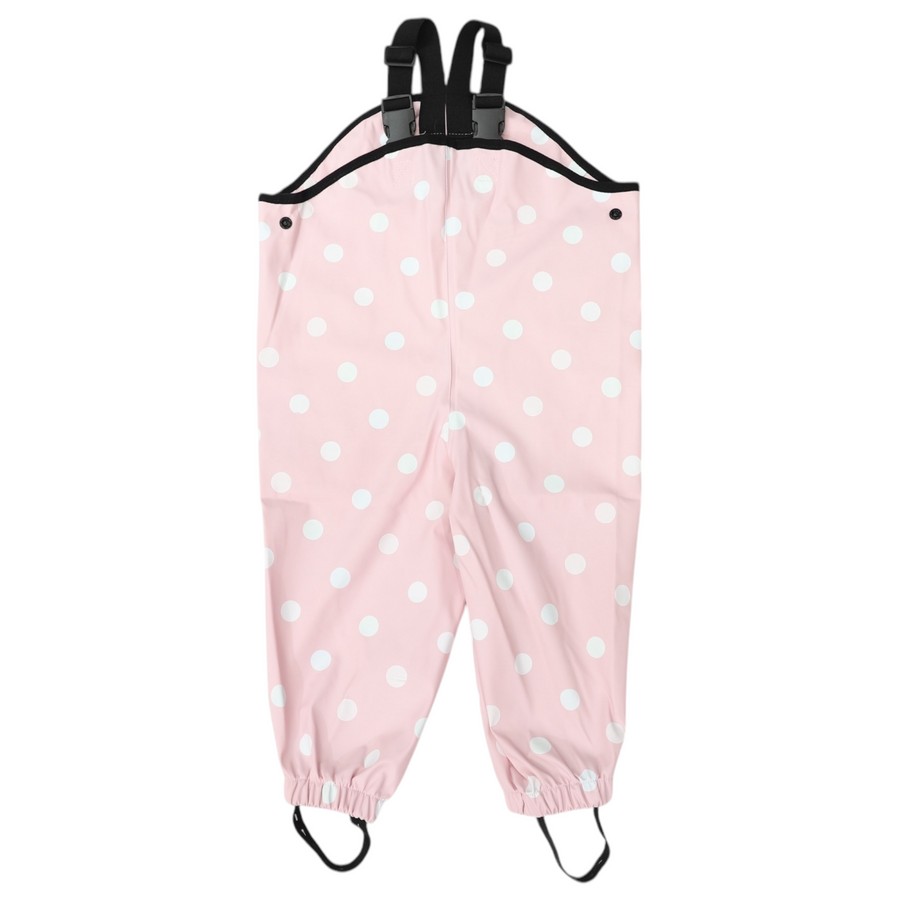 Polka Colour Change Waterproof Overall Pink