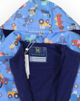 On The Farm Raincoat Blue