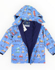 On The Farm Raincoat Blue
