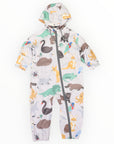 Australian Animal Printed Rainsuit Grey