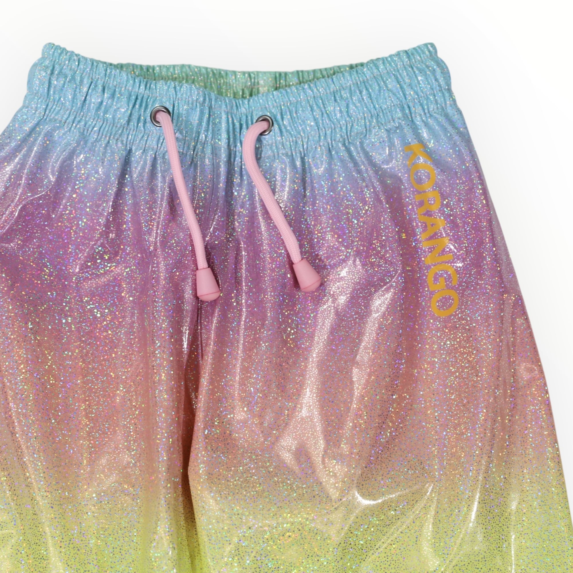 Glitter Rainbow Rain Pant