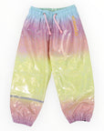 Glitter Rainbow Rain Pant