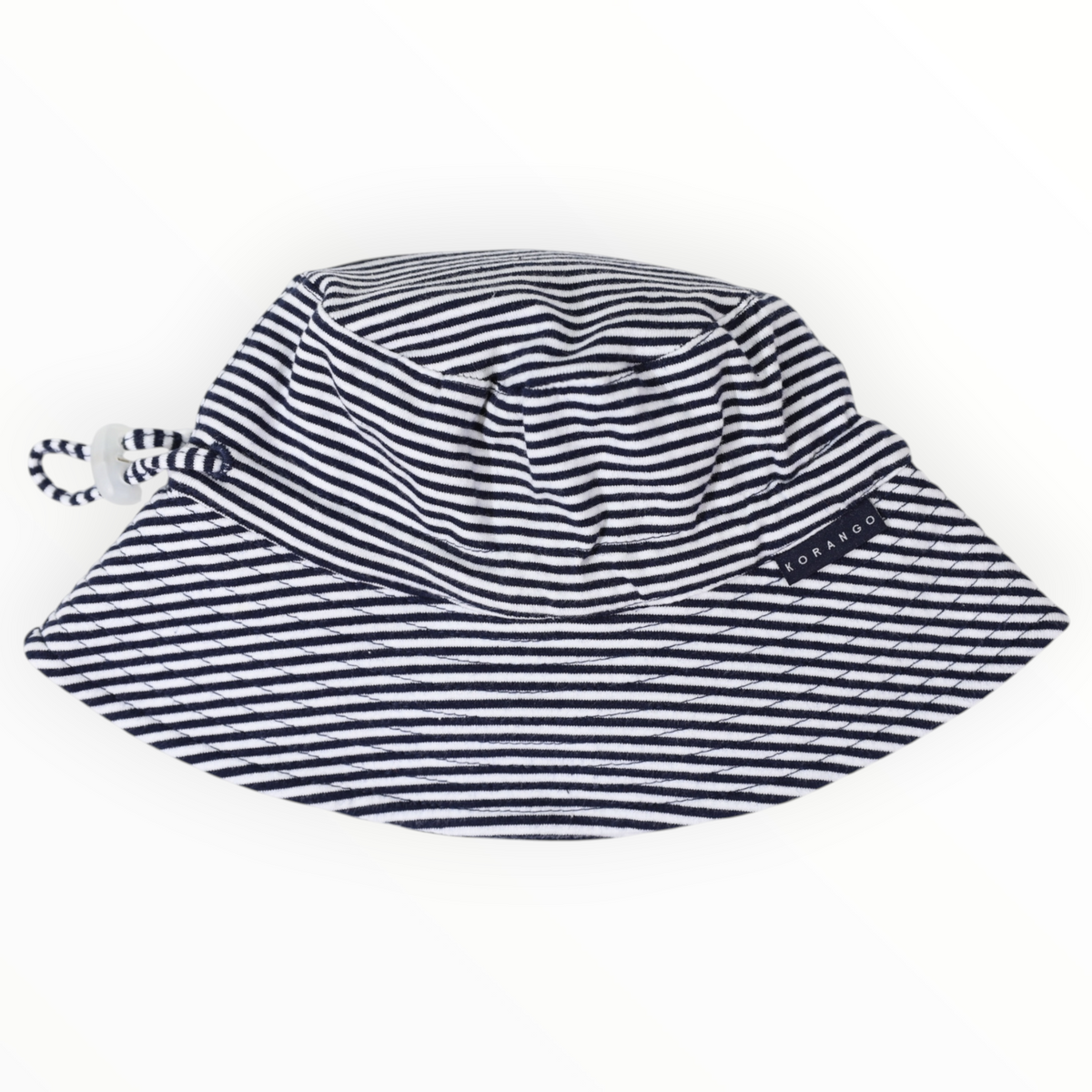 Cotton Sun Hat Navy Stripe