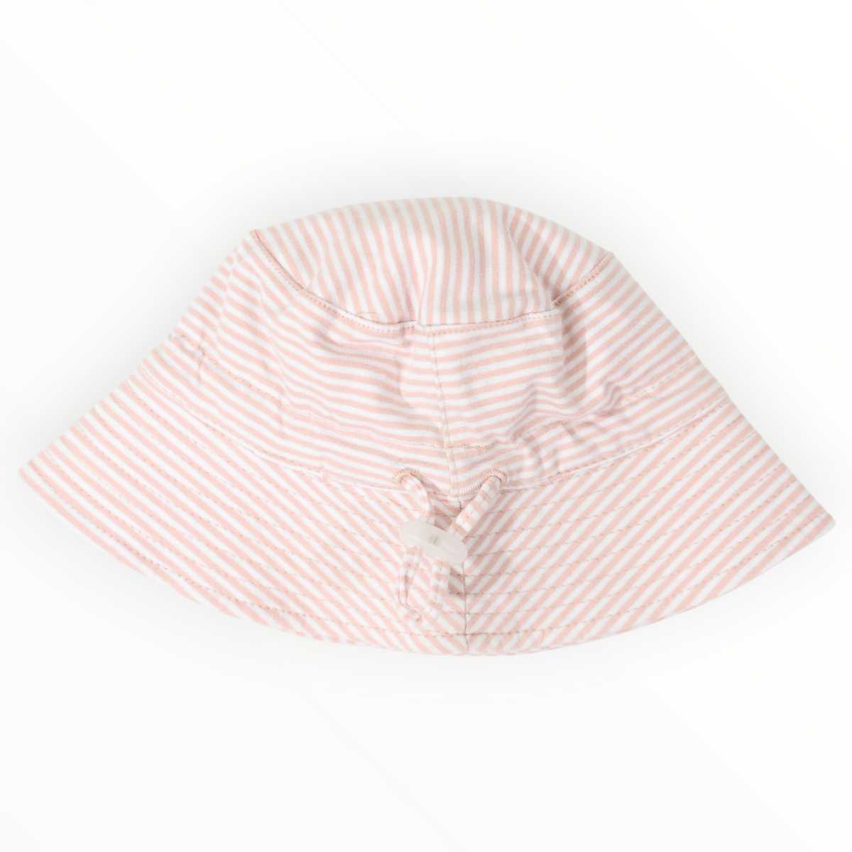 Cotton Sun Hat Dusty Pink Stripe