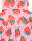 Strawberries & Sprinkles Raincoat Pink