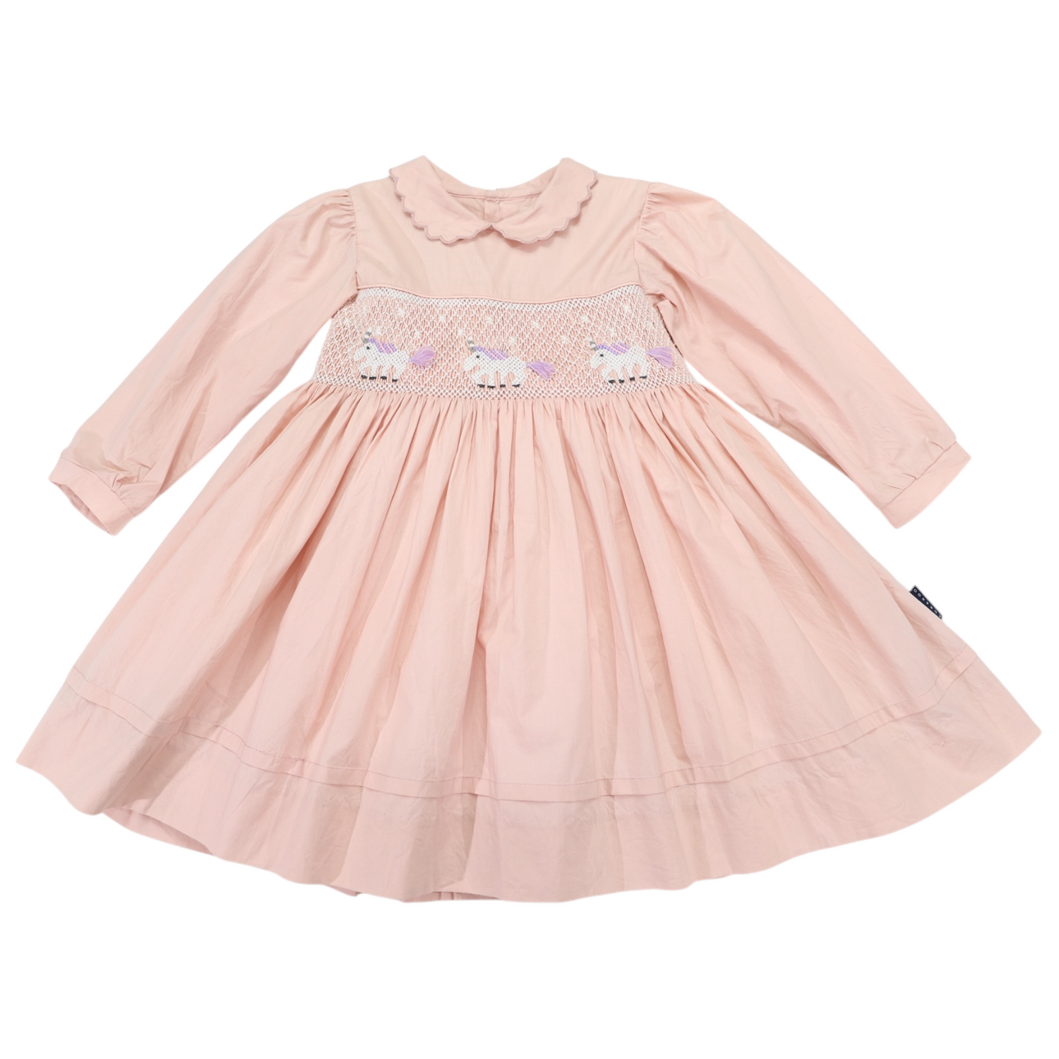 Smocked Dress Dusty Pink