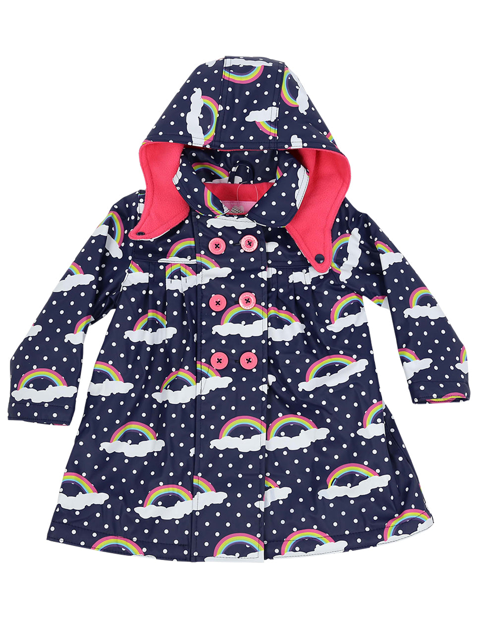 Rainbow Raincoat Navy