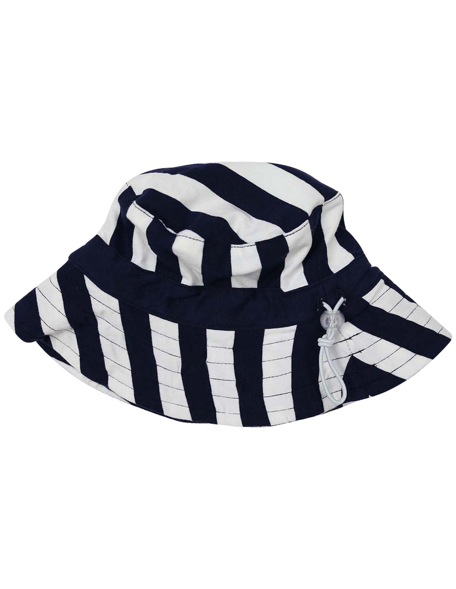 Navy Striped Hat