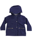 Microfibre Raincoat Cotton Lined Navy