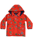 Knights and Dragons Raincoat Red