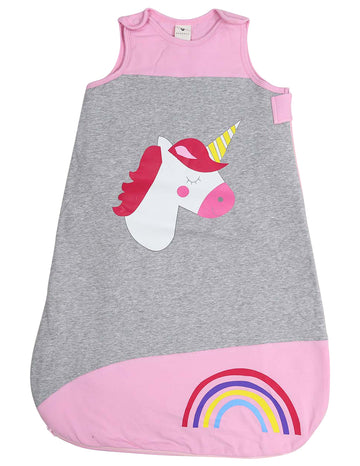 Lined Sleeping Bag with Unicorn Applique 2.5 TOG