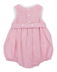 Classic Smocked Sunsuit Pink