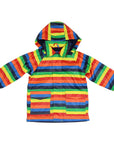 Rainbow Striped Raincoat